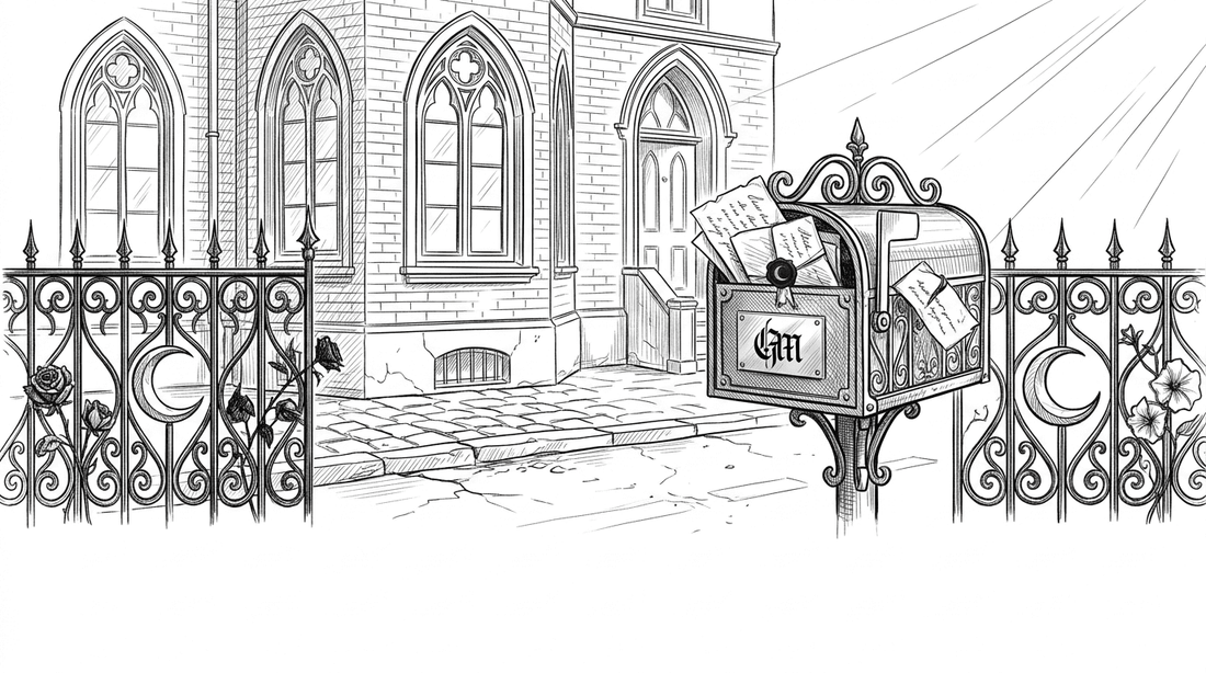 Woman in gothic style on city sidewalk