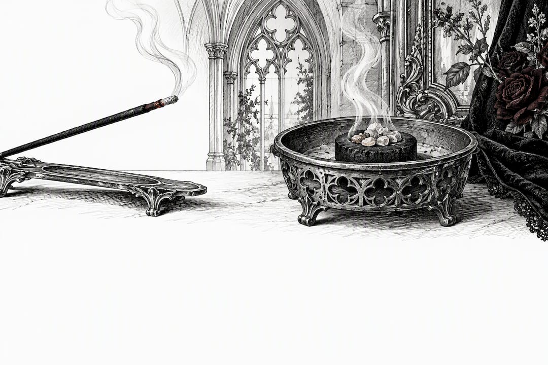 Direct and indirect incense burning methods