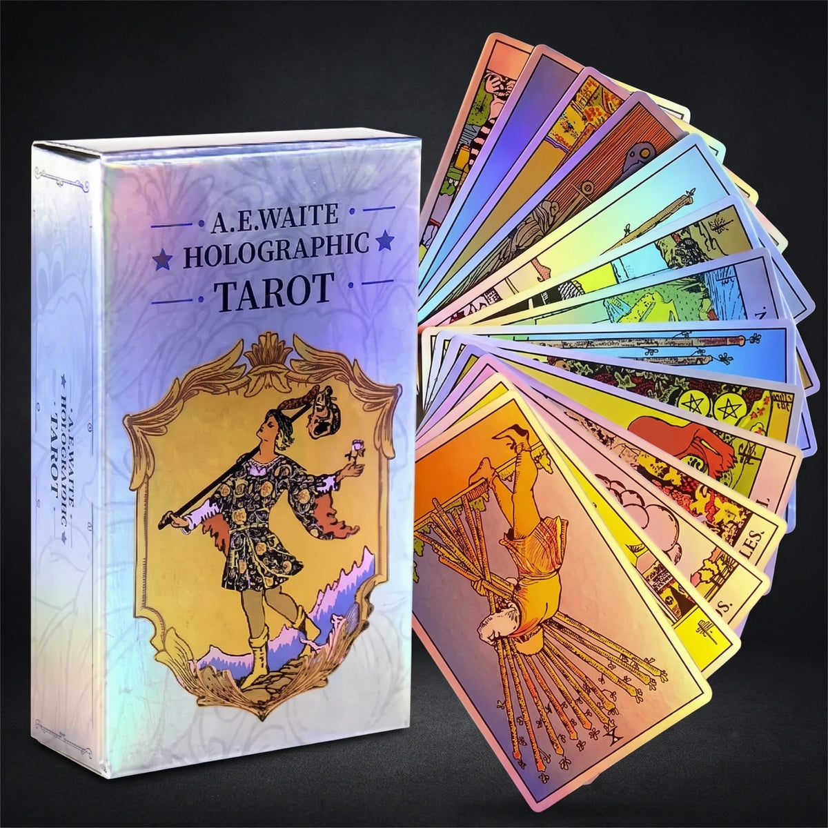 Rainbow Holographic Tarot Deck