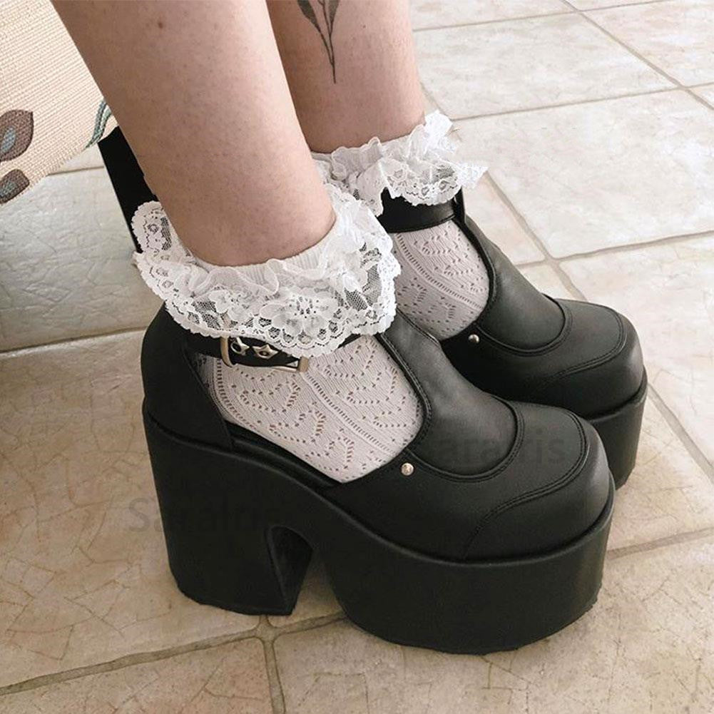 Gothic Style Women's Big Size Platform Boots