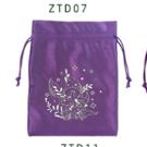 Velvet Tarot Bag Valknut (Large) 13x18cm (Single Item)