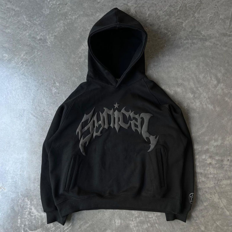 Vintage Gothic Zip Hoodie