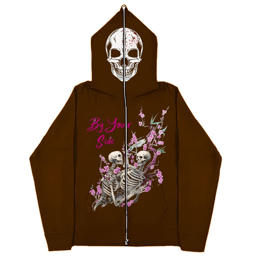 Gothic Harajuku Zipper Sweatshirt
