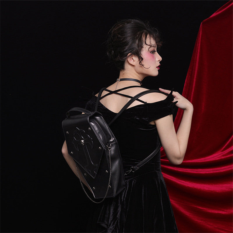 Gothic Style Women's Handbag - Shoulder & Crossbody Bag