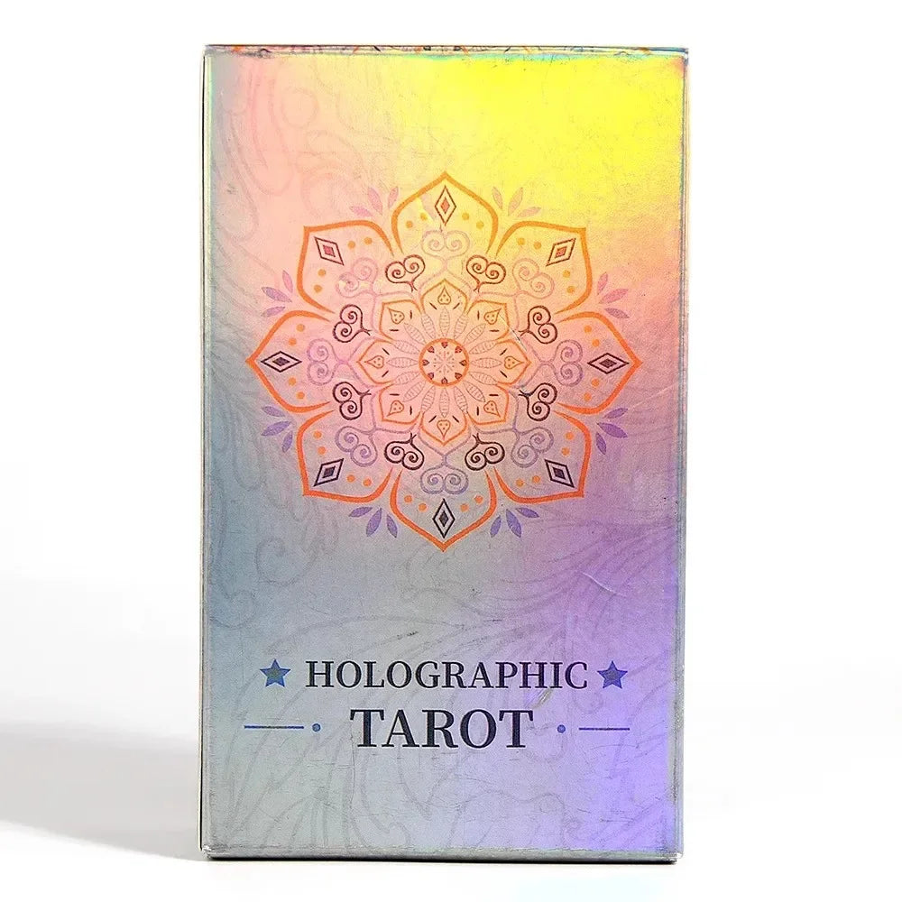 10.3*6cm MagicSeer Rainbow Tarot Cards Decks Tarot Card and Book Sets for Beginners Holographic Tarot Deck Board Game
