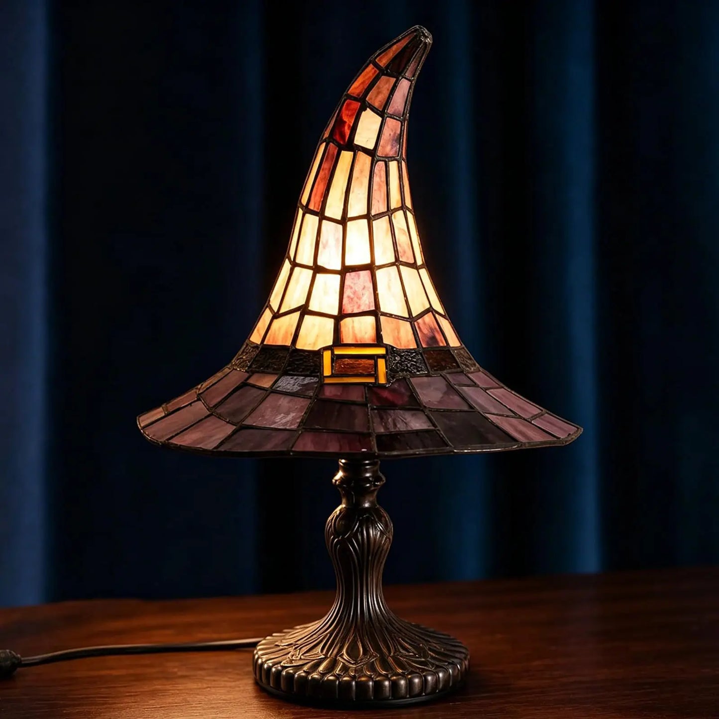 New Witch Hat Lamps Creative Home Gothic Night Light Gift Witch Hat Light Ornament, Home Ornament Decoration