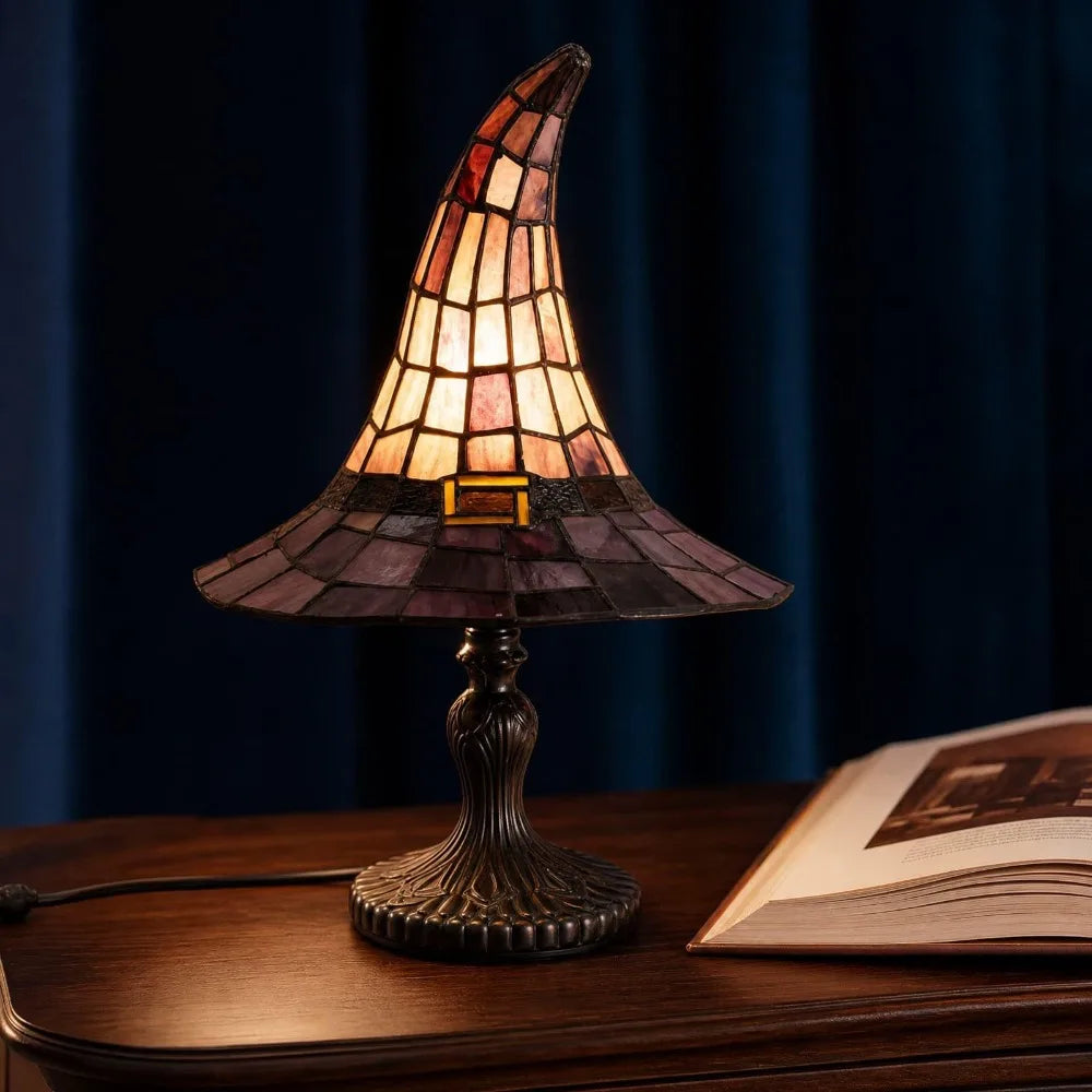 New Witch Hat Lamps Creative Home Gothic Night Light Gift Witch Hat Light Ornament, Home Ornament Decoration
