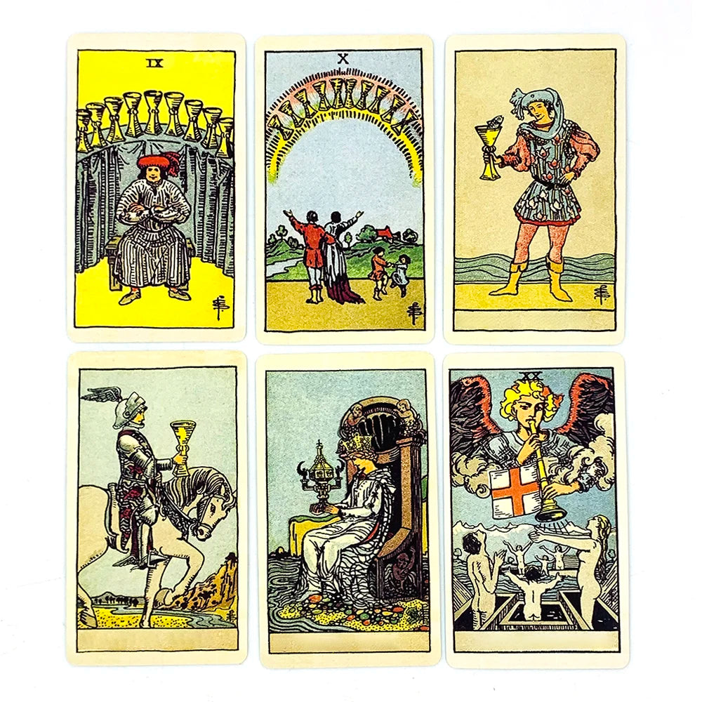 Tarot Cards Deck 78Pcs For Easy Beginners Fate Fortune Telling Divination Party Tabletop Board Game ,Creative Small Gifts