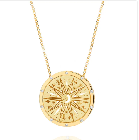 Tarot Stainless Steel Pendant Necklace