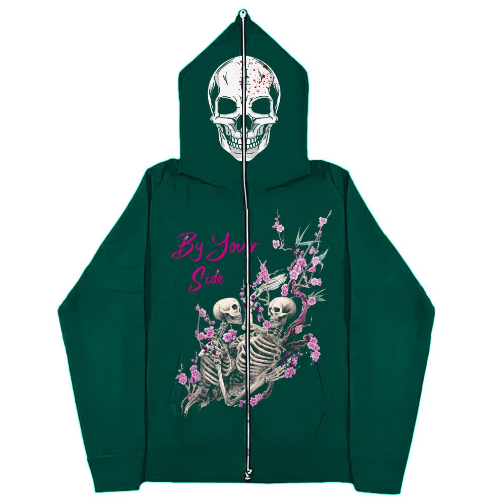 Gothic Harajuku Zipper Sweatshirt