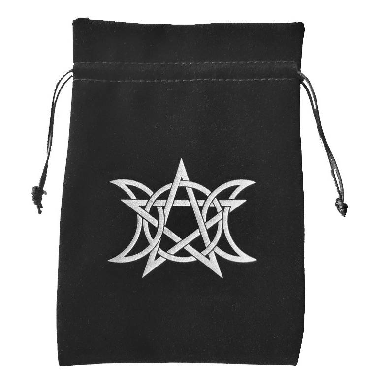 Velvet Tarot Bag Valknut (Large) 13x18cm (Single Item)