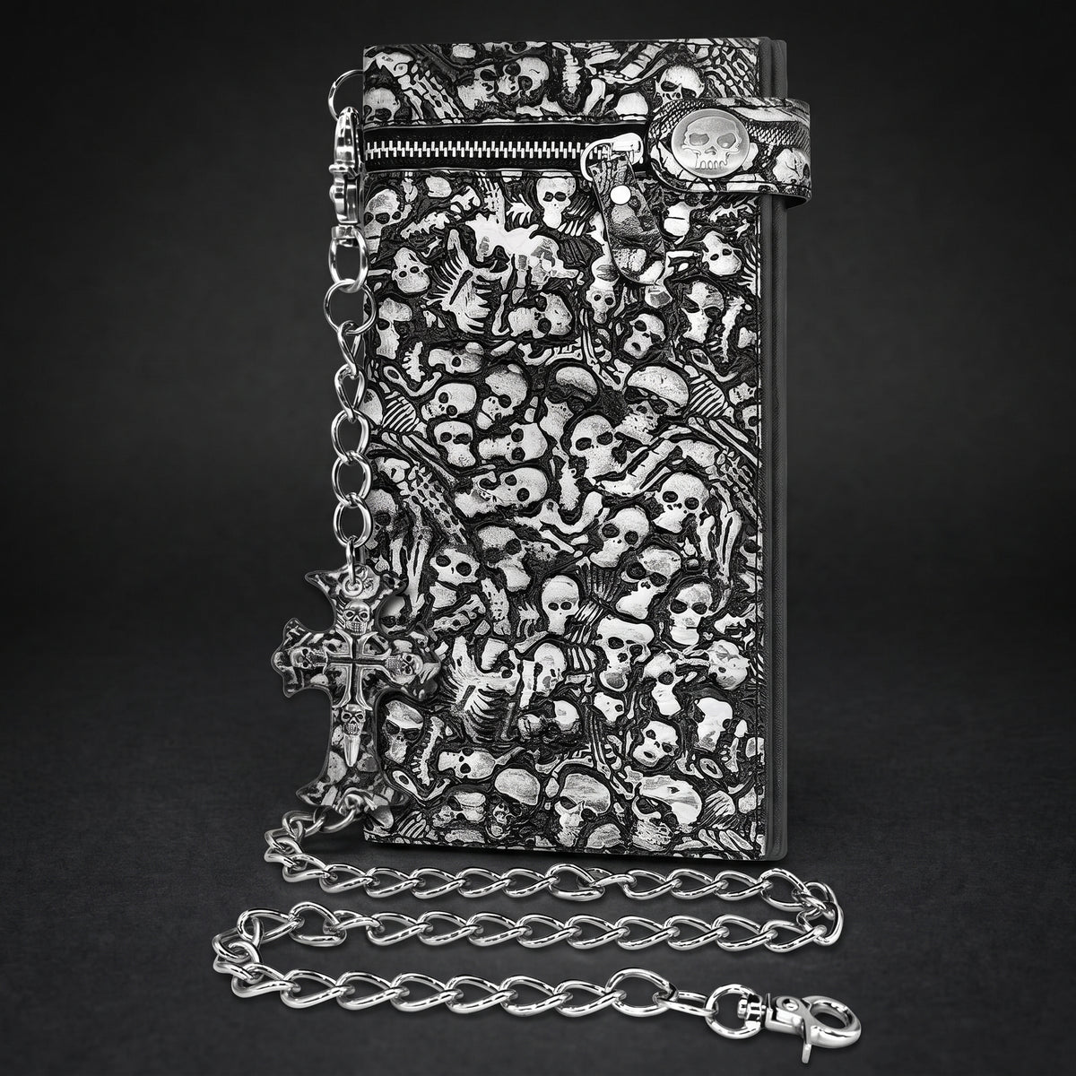 Skull Gothic Chain Wallet