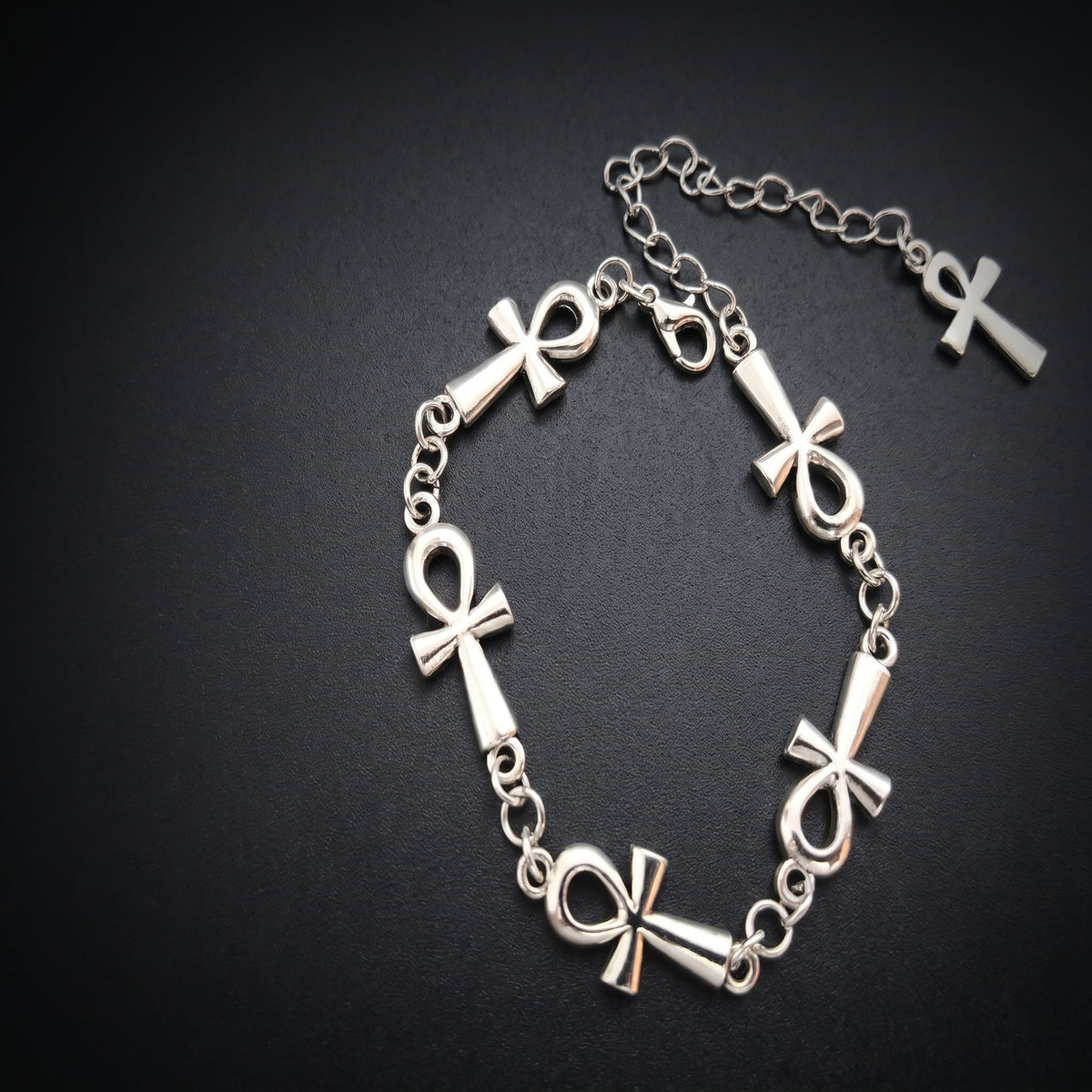 Gothic Vampire Cross Bracelet