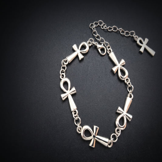 Gothic Vampire Cross Bracelet