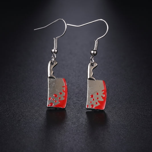 Halloween Horror Chopper Earrings in Alternative Style