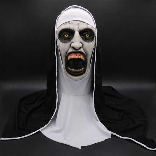 Halloween Horror Movie Nun Mask for Party Costume