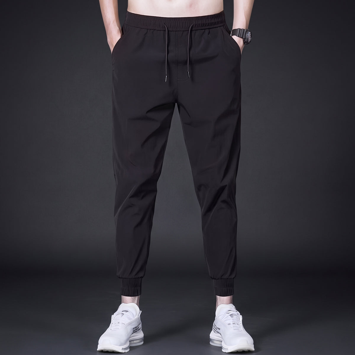 Men's Gothic Casual Straight Waist Pants