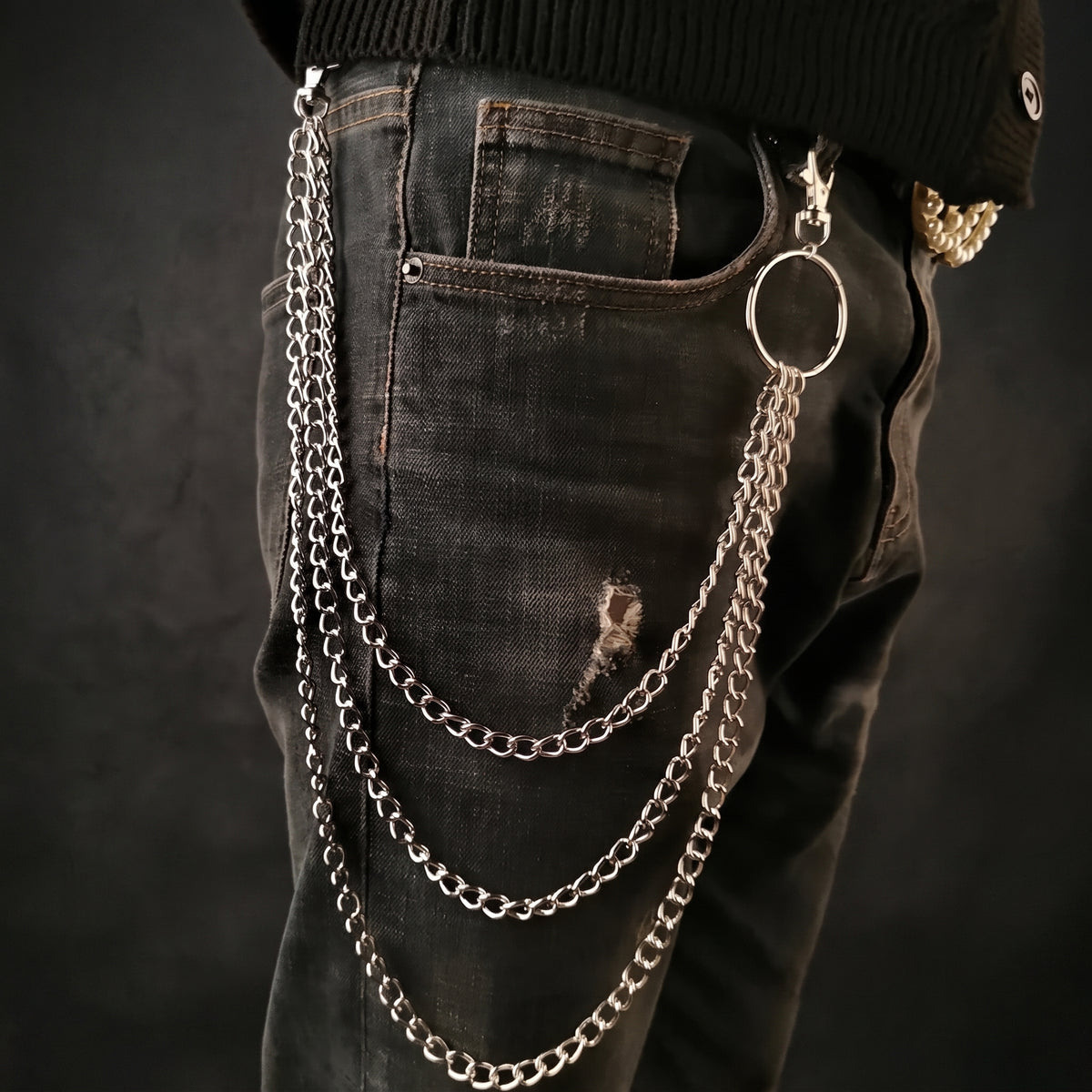 Punk Wallet Chain Belt Loop
