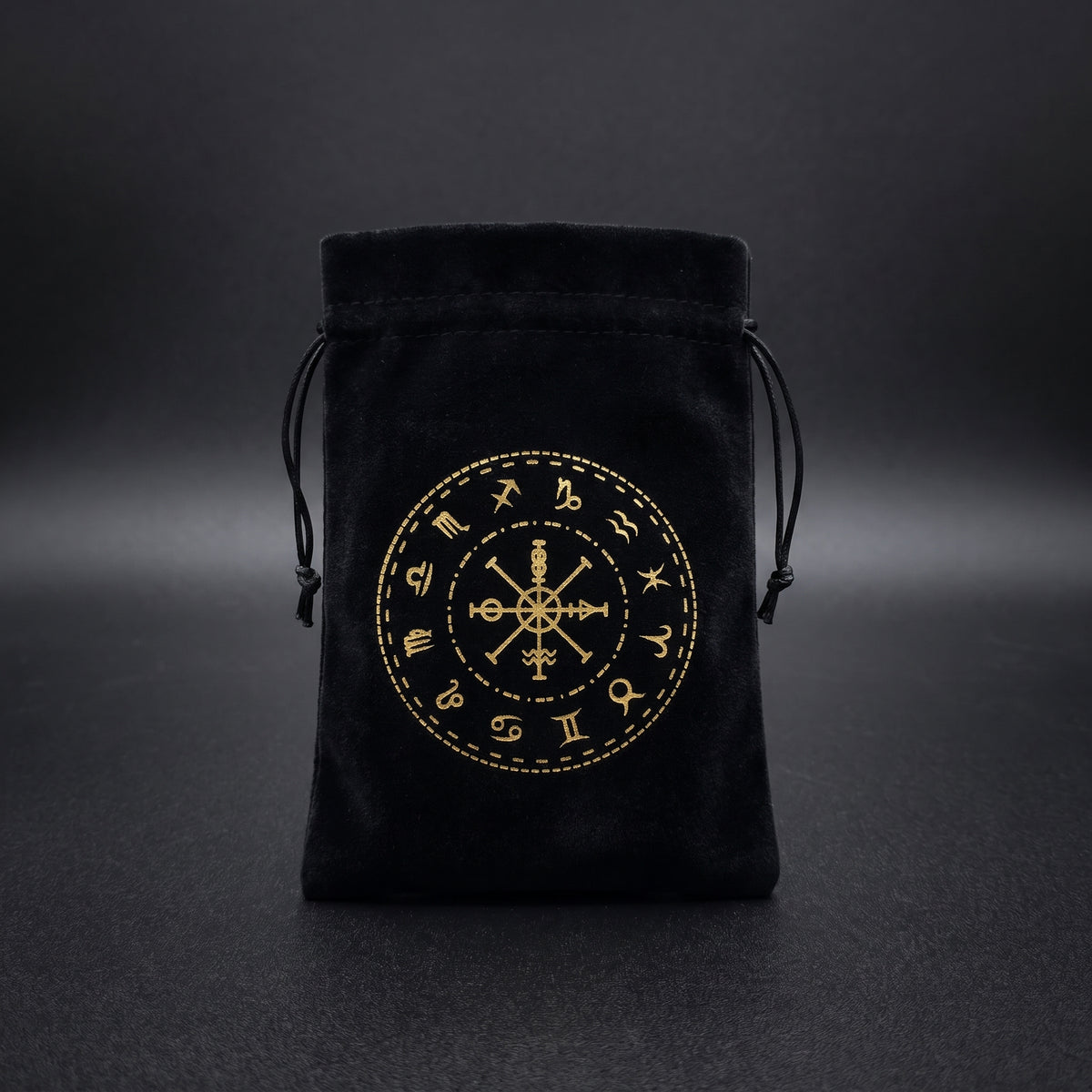 Velvet Tarot Bag Valknut (Large) 13x18cm (Single Item)