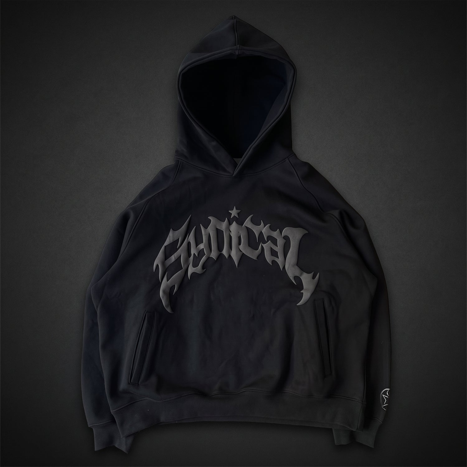 Vintage Gothic Zip Hoodie