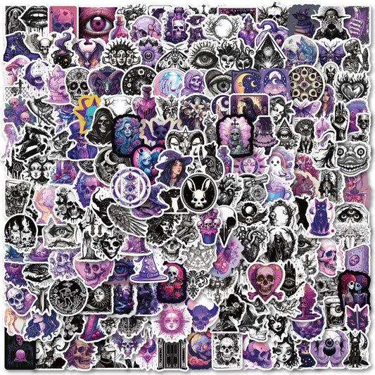 Gothic Vinyl Sticker Pack 100 Count