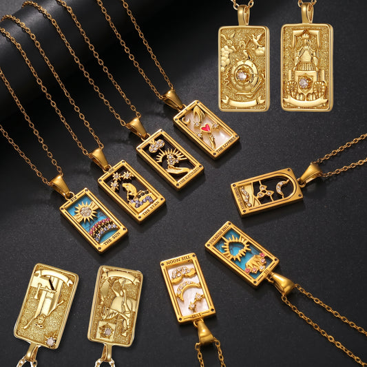 Tarot Card Pendant Necklace